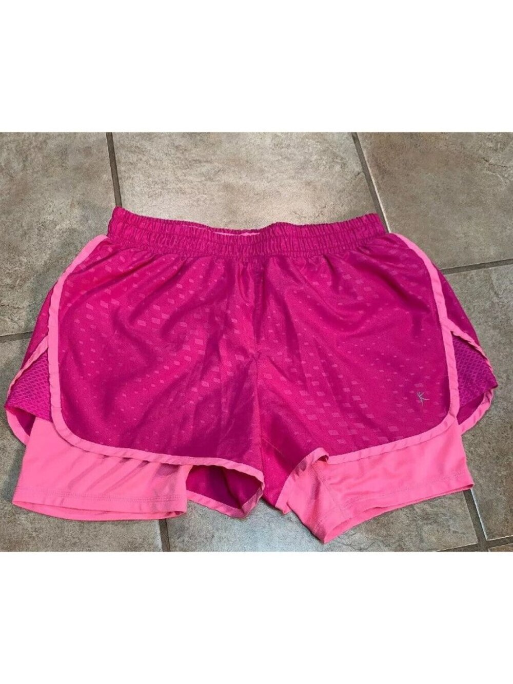 Danskin Women's Athletic Training Shorts Bubble Gum Pink Color Sz Small U9-41
